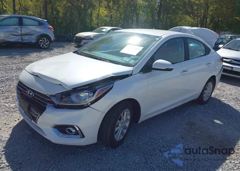 2022 Hyundai Accent Sel из США, поврежденный, VIN 3KPC24A6XNE180524